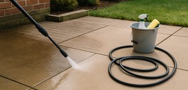 Driveway and Patio Cleanup