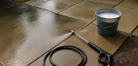 Pressure washing for driveways and patios