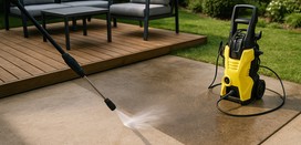 Pressure washing for homes and patios