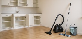 Quiet move-in cleaning for new spaces