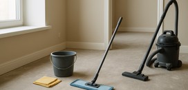 Post-Construction Cleanup for Dusty Surfaces