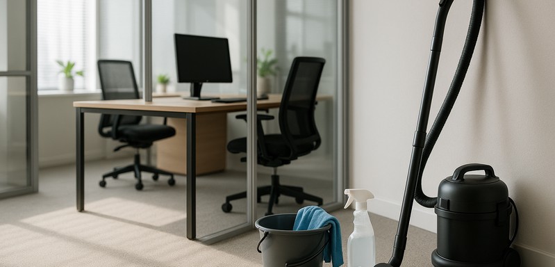 Office cleaning, regular visits