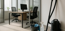 Office cleaning, regular visits