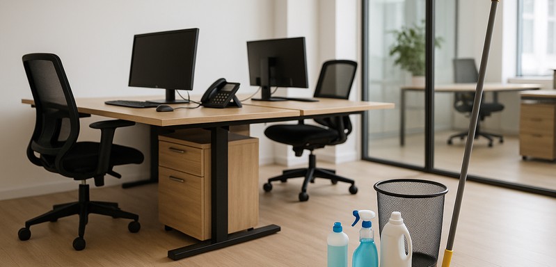 Office cleaning and reset help