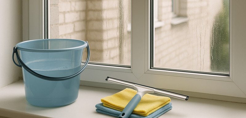 Window cleaning, simple and neat
