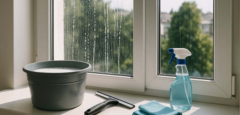 Clean windows and tracks