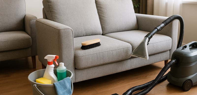 Upholstery cleaning, move-out help