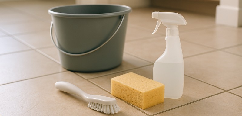 Simple tile clean, no rushed mess