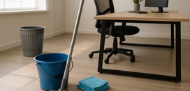 Office cleanup after hours