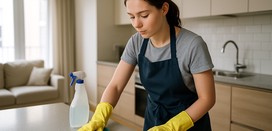 I will clean your apartment before the showing