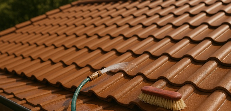 Roof Cleaning, careful wash help