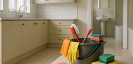 I will scrub your kitchen and bathroom