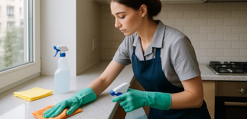 I will scrub the spots guests notice first