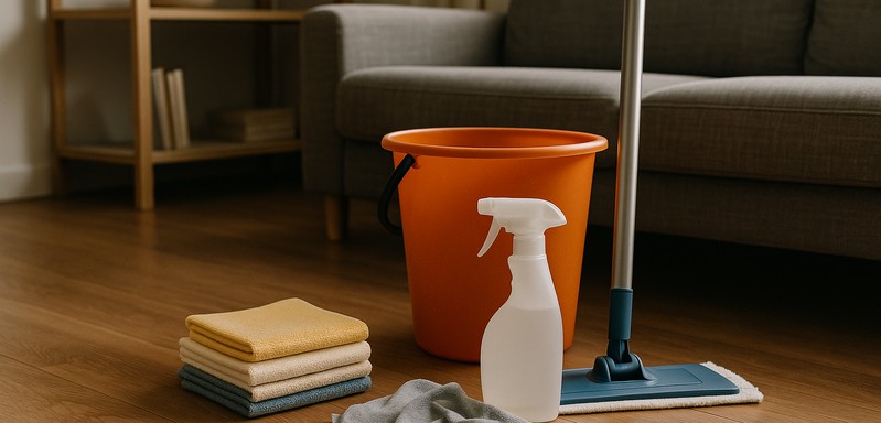I will clean the mess before the kids wake